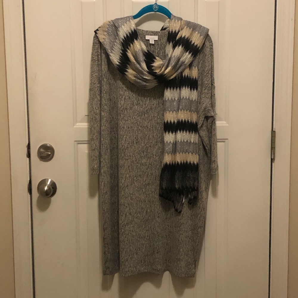 JJILL KNIT DRESS LARGE PETITE